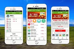 仿安卓积分墙App学生赚米 下载应用赚钱:带App源码+手机版+服务端+视频教程