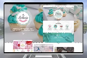 Bellaria 1.1.5 – 一个漂亮的蛋糕和面包店 WordPress 主题