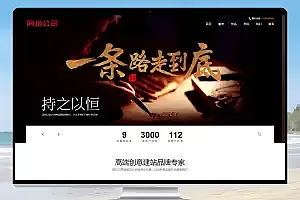 高端网站建设网络公司类pbootcms模板