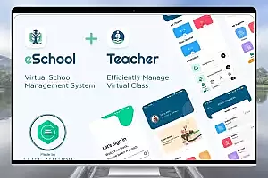 eSchool v2.0.2 带有学生、家长和教师 学校管理系统 APP源码