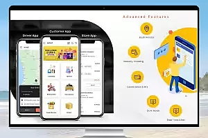 eMart v3.0 | 多商家食品、电子商务、包裹、出租车预订、租车应用源码