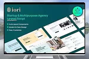 Iori v1.5.0 – 为公司、机构提供的带有AI写作工具和购物车的网站源码