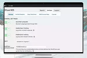 WP Offload SES v1.6.6 管理WordPress邮件 Amazon SES邮件发送