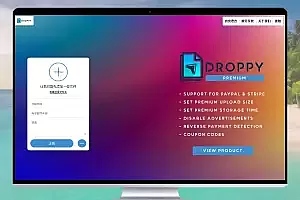 Droppy v2.5.6 强大的在线文件传输和共享平台 开心版源码