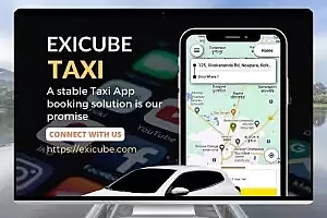 Exicube Taxi App v4.0.0：出租车APP源码
