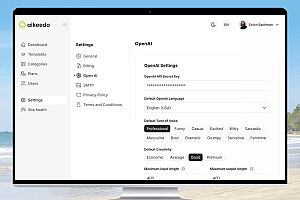 Aikeedo v1.4 开心版:AI 助力内容平台 – SaaS Ready