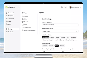 Aikeedo v1.4 开心版：AI 助力内容平台 – SaaS Ready