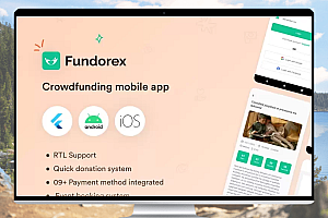 Fundorex v1.0.7：一款功能强大的众筹平台Flutter移动应用 APP源码