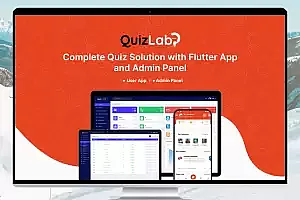 QuizLab v1.0 – Flutter应用和管理面板的完整测验解决方案