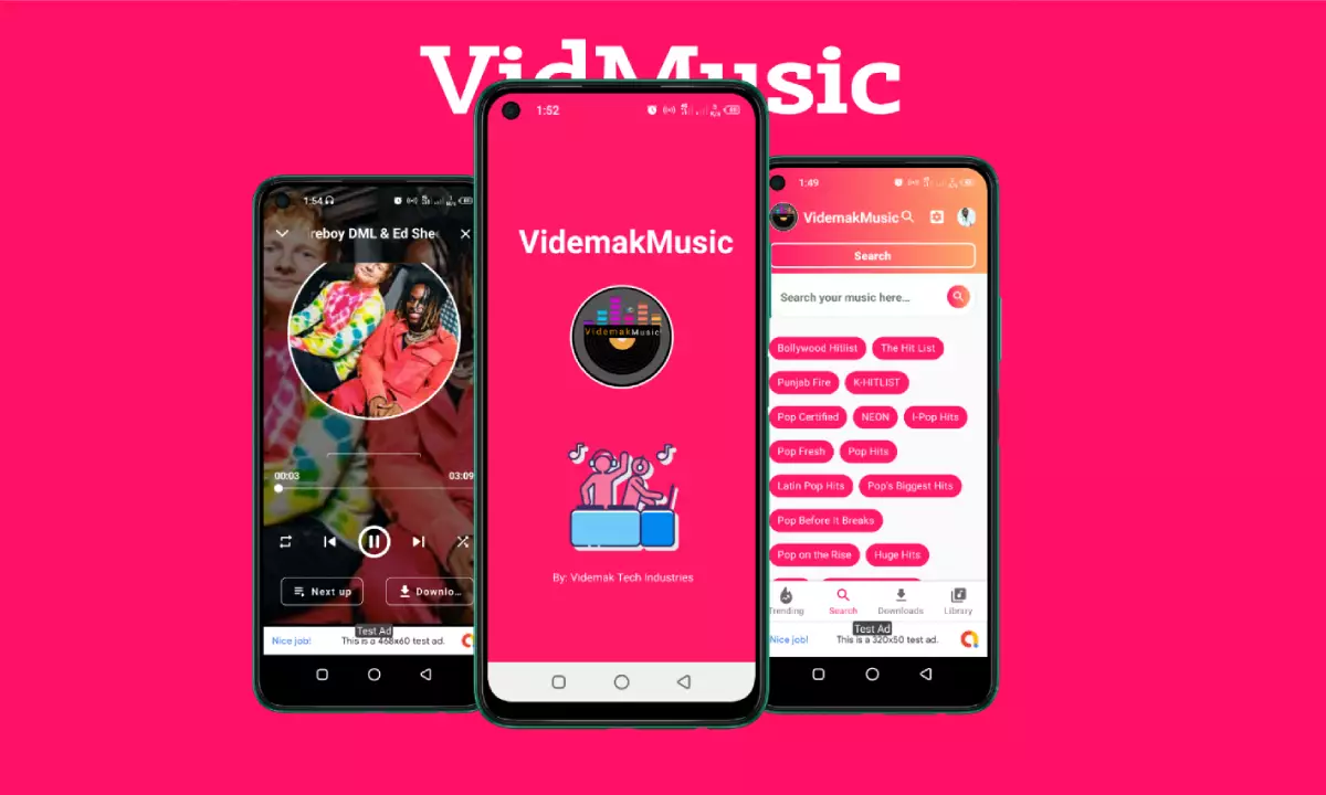 Videmak Music v2.0.5 自动音乐下载和流媒体的安卓应用源码