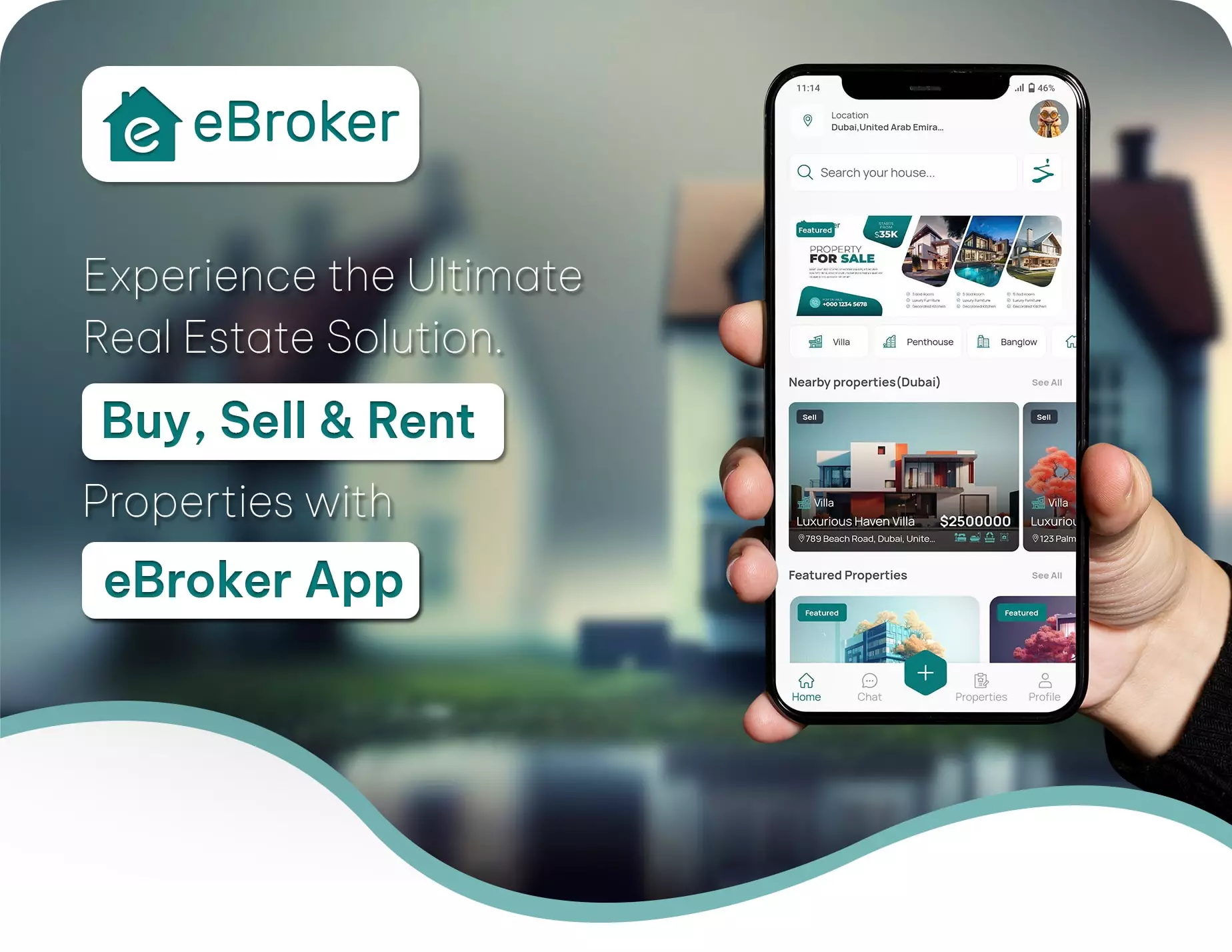 eBroker v1.0.9 房地产买卖租赁 Flutter 应用与 Laravel 管理面板