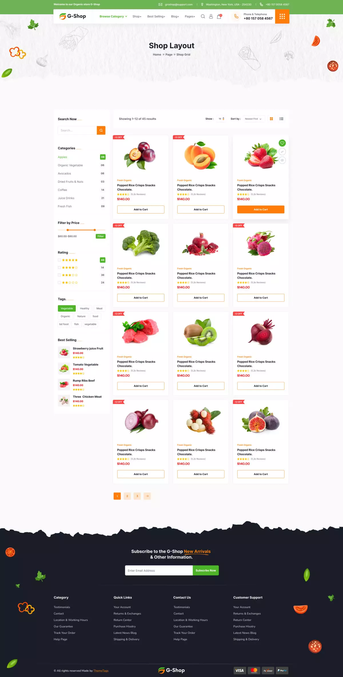 GroStore v2.7.0 – 强大的生鲜食材Laravel商城系统与管理面板源码
